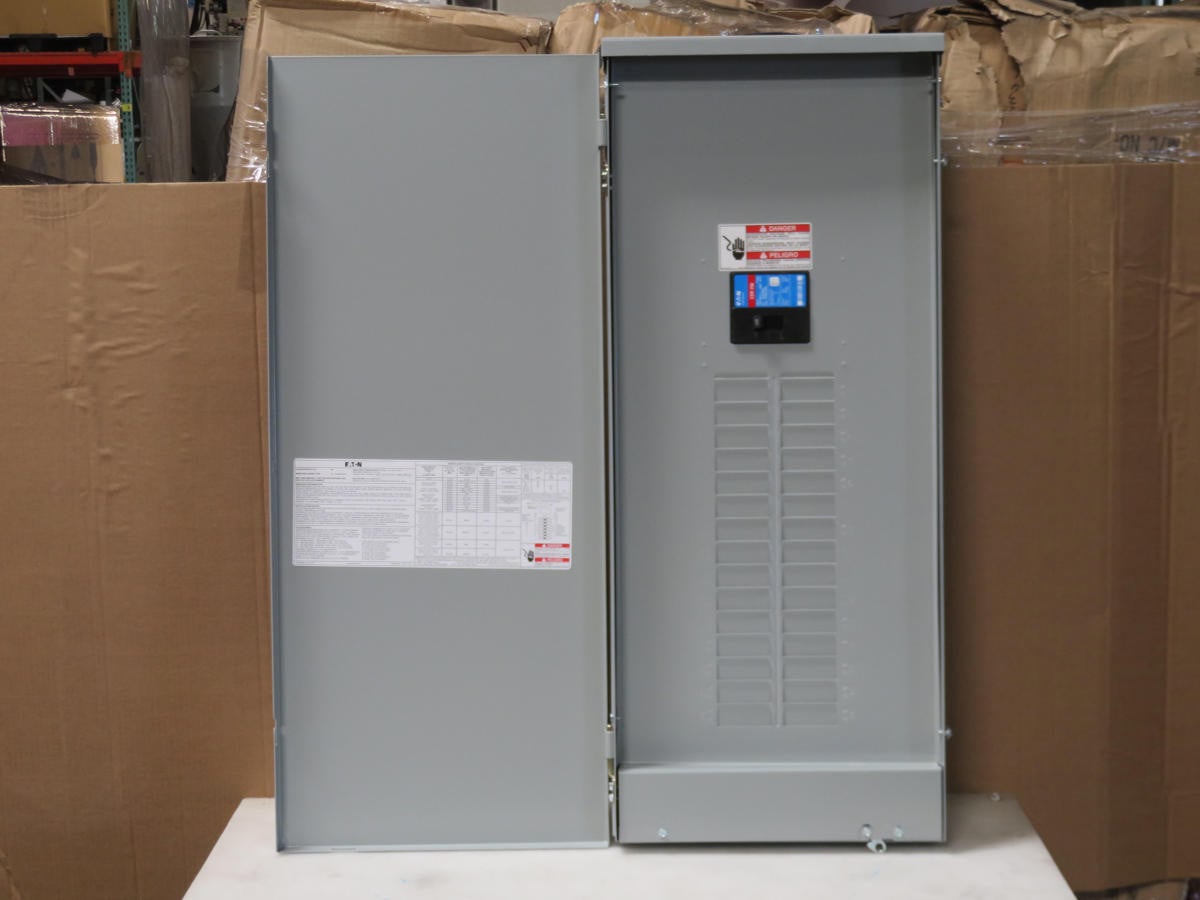 200 Amp, Eaton BRP30B200R, Outdoor Main Lug, 30 Space, 60 Circuits, with Main Breaker - Image 5