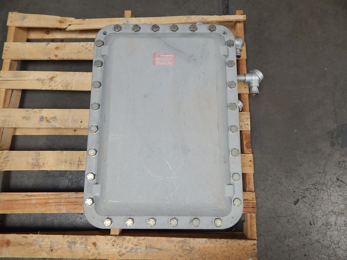 Adalet #162406, Explosion-Proof Control Enclosure, 16" H x 24" W x 6" D Int., 75 lbs., NEMA 3, 4, 7CD, 9EFG - Image 1