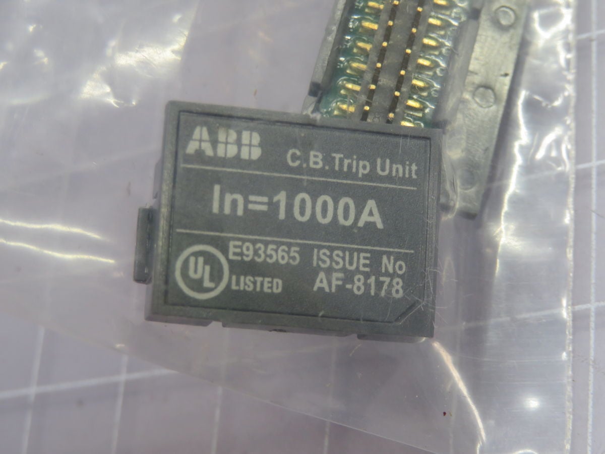 ABB, Circuit Breaker Trip Unit, 1000 Amp, LOT of 4 - Image 5