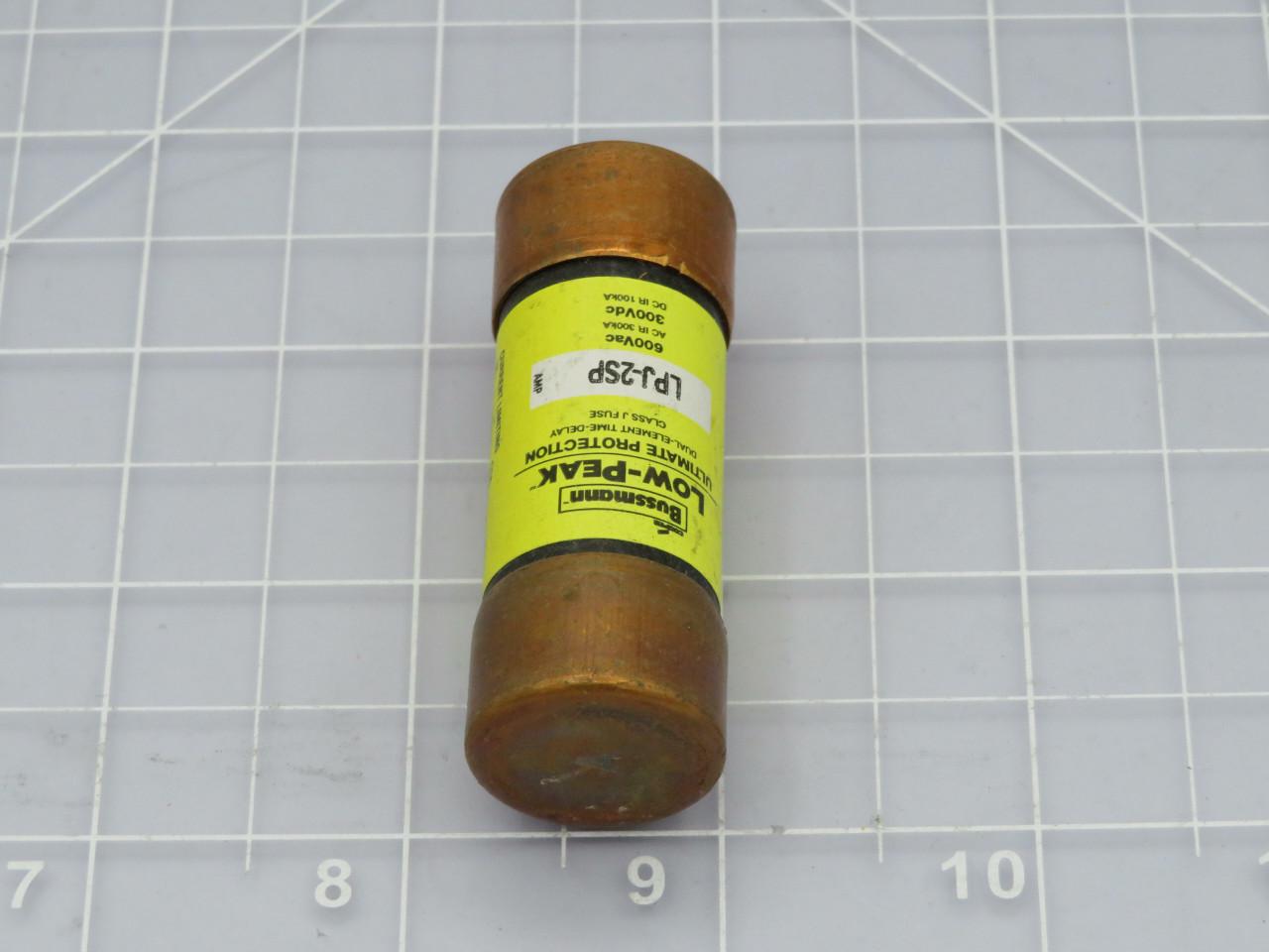 Bussmann #LPJ-2SP, Low-Peak Class J Fuse, 2 Amp, 600 VAC, 300 VDC, LOT of 21 - Image 3