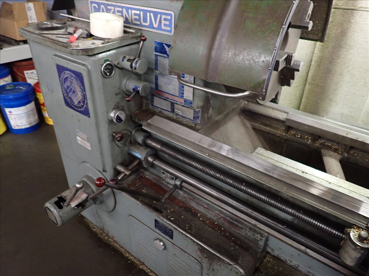 26" x 104" Cazeneuve #HB36, Engine Lathe, 16" 3-jaw chuck, 3" thru spindle, 22 HP, digital read out, tool - Image 3