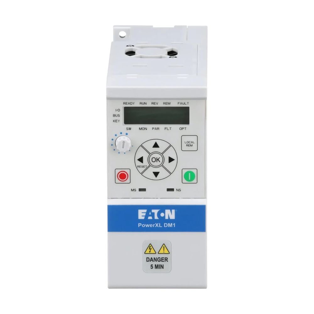 Eaton #DM1-327D8NB-S20S, VFD Variable Frequency Micro Drive, 3-Phase, 230 Volts, NEW - Image 1