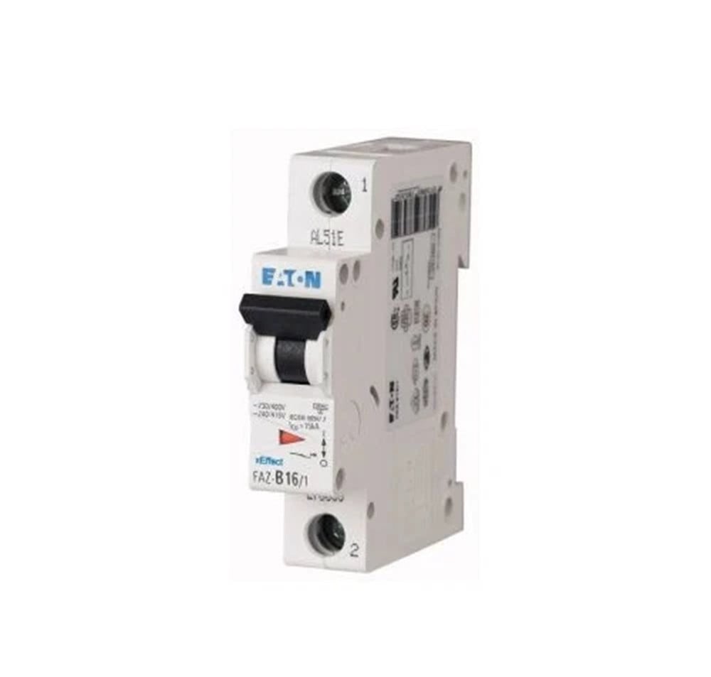 2 Amp, Moeller #FAZ-B2/1-SP, 167481 Circuit Breaker, 1-Pole, B Curve, NEW - Image 1