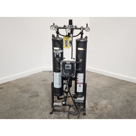 40 cfm, Parker Airtek #TW40BN14NNN, compressed air heatless desiccant dryer, 150 PSI, -40&deg;F dewpoint, 2" - Image 2