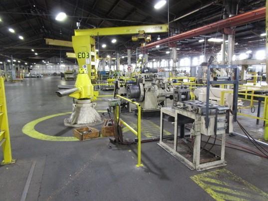 4" x .2" Coil to coil edging line, 20" coil ID, 400 FPM - Image 1