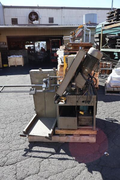 5" x 18-3/8" Clausing Startrite #HB250A, semi-automatic horizontal bandsaw, 10" round, 1" x 126" blade, 300 - Image 4