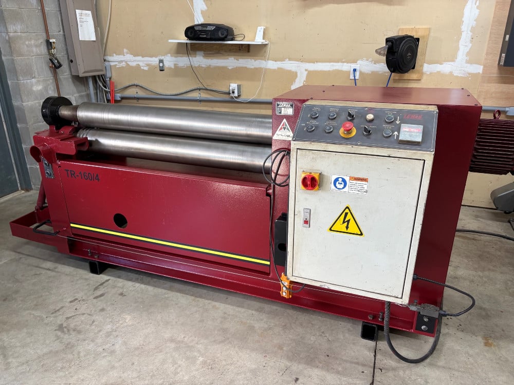 4' x 1/4" Lemas #TR160/4, Initial Pinch 3-Roll - Image 2