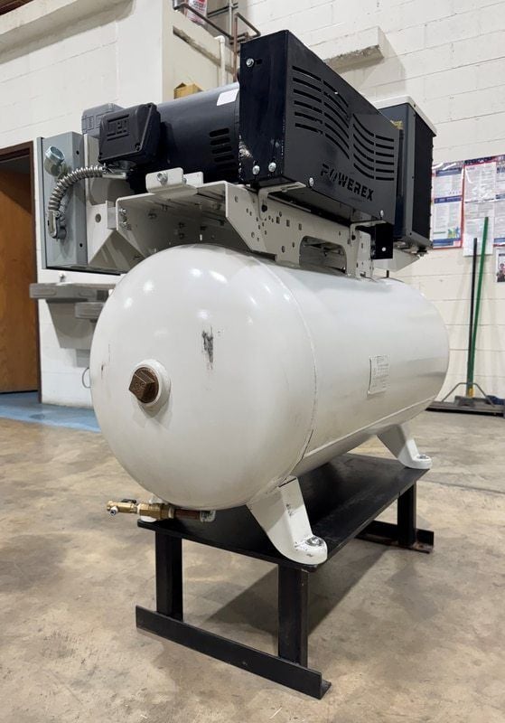 5 HP Powerex #STSH050244, 15 scfm, 116 psi, 60 gallon, dryer, 2021 - Image 5