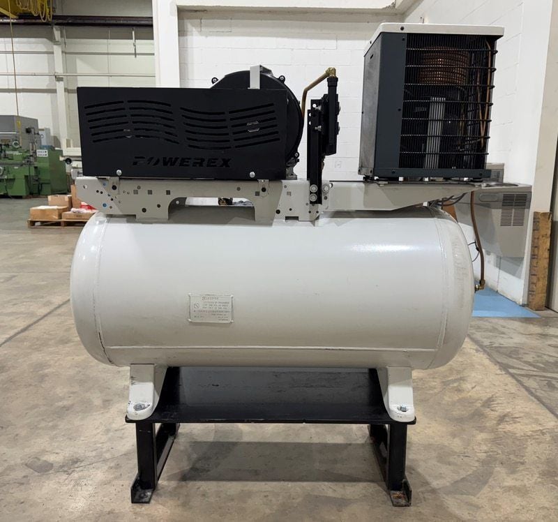 5 HP Powerex #STSH050244, 15 scfm, 116 psi, 60 gallon, dryer, 2021 - Image 6
