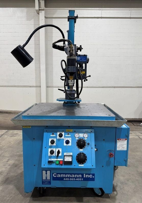 Cammann #C-27SQSS, 15 KVA, 1-1/2" one-cut tap capacity, 4-Axis, 360° rotation, 2002 - Image 2