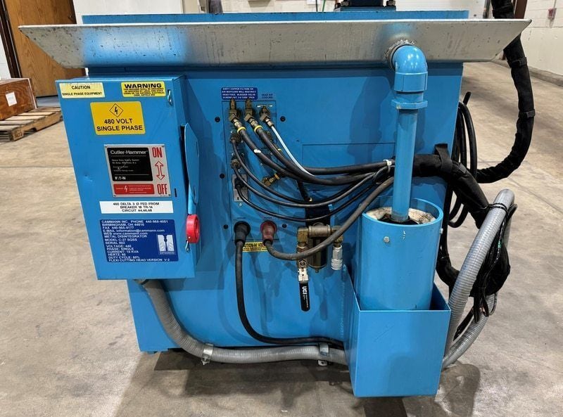 Cammann #C-27SQSS, 15 KVA, 1-1/2" one-cut tap capacity, 4-Axis, 360° rotation, 2002 - Image 8