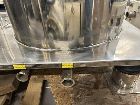12" x 24" Stainless Steel Basket Centrifuge, 89 L basket volume, 3 KW motor, slurry filtration, dewatering - Image 6