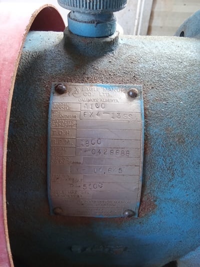 Eagle #A130, Single Stage Centrifugal Injection Pump Package, 60 HP, 1775 RPM Optim HE motor, 460 V., 720 psi - Image 8