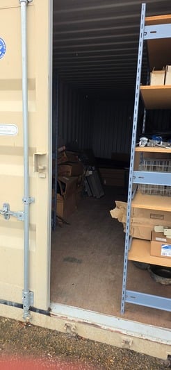 20' x 8' Container Westinghouse, Seacan Storage Building, skidded, 2012 - Image 4