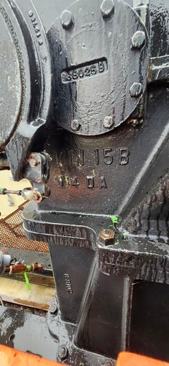 114 Lufkin #114-54-16, conventional pump jack, low mount, cement base, no driver - Image 4
