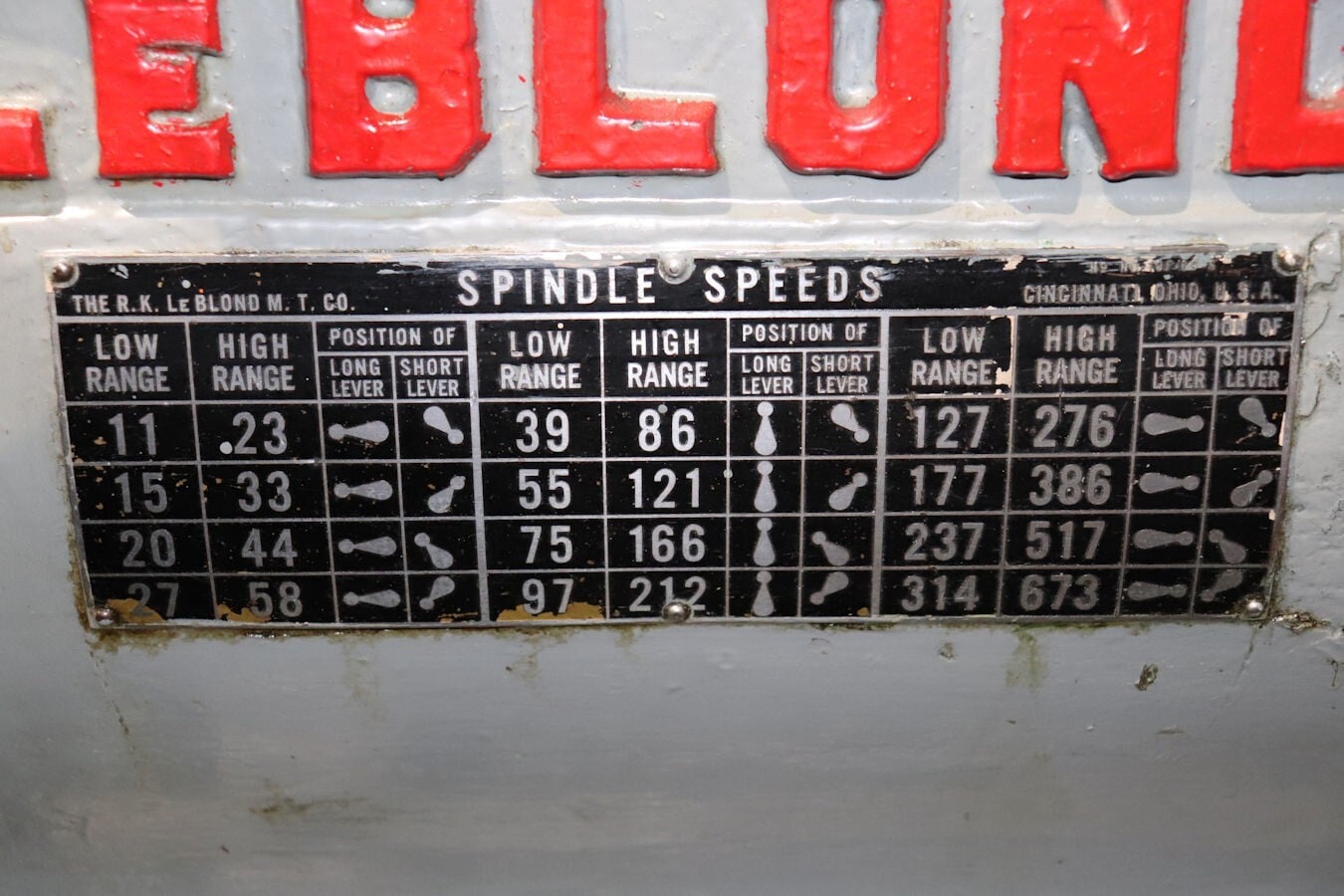 20.5"/38" x 60" LeBlond #Regal-16/38, Sliding Gap Bed Lathe, 1.75" bore, 11-673 RPM, 10HP, Steady Rest - Image 4