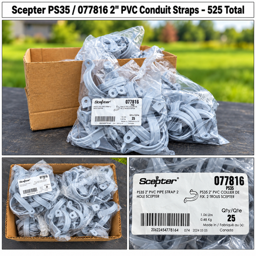 Andrew/Corning/Rittal, Bulk Lot of Utility/Telecom/Electrical Conduit & Lineman Supplies, 980 stainless steel - Image 10