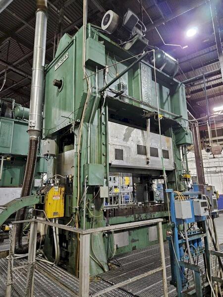 600 Ton, Minster #E2-600-96-42-Hevi-Stamper, Straight Side Press, 8" stroke, 38" shut height, 6" adjustment - Image 3