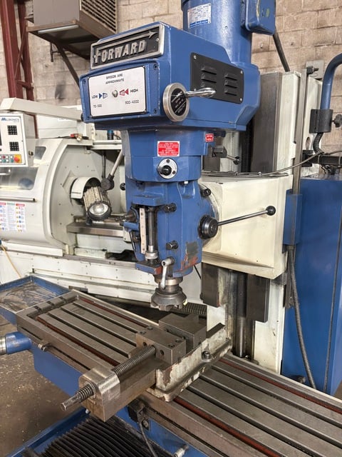 Forward #YS-6BVS, Bed Type Vertical Milling Machine, 43.3" X, 19.3" Y, 25.6" Z, 12" x 60" table, 5 HP - Image 5