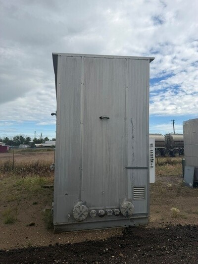 36" x 10' Bromley, sour horizontal separator, 3-phase, 1440 psi, w/ 24" 1650 psi blowcase, skidded, housed - Image 2