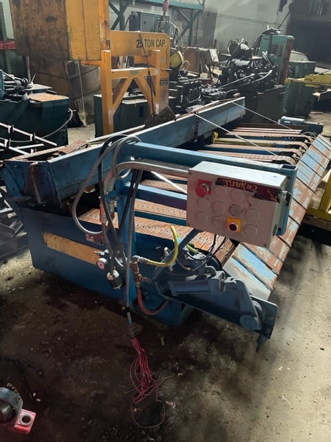 3/16" x 10' Wysong #1010, mechanical power squaring shear, w/ conveyor - Image 3