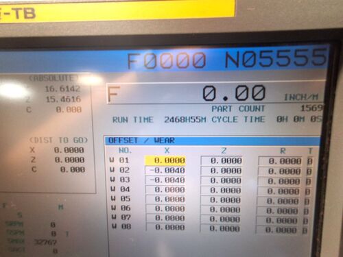 Daewoo Doosan #Puma-300MC, CNC lathe, 15.7" x 24.8" max, 12" chuck, 4" bar, 35 HP, 2800 RPM, live milling - Image 8
