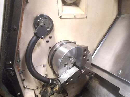 Daewoo Doosan #Puma-240LC, CNC lathe, 22.4" swing, 16.5" x 25.5" max, 10" chuck, 3" bar, 30 HP, 3500 RPM, 12 - Image 3