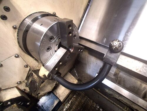 Daewoo Doosan #Puma-240LC, CNC lathe, 22.4" swing, 16.5" x 25.5" max, 10" chuck, 3" bar, 30 HP, 3500 RPM, 12 - Image 4