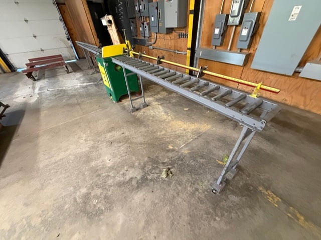 18" Whirlwind #212R, chop saw, infeed & outfeed rolls, 10 HP Baldor, 3450 RPM, 1" bore, 208/230/460 V. - Image 3