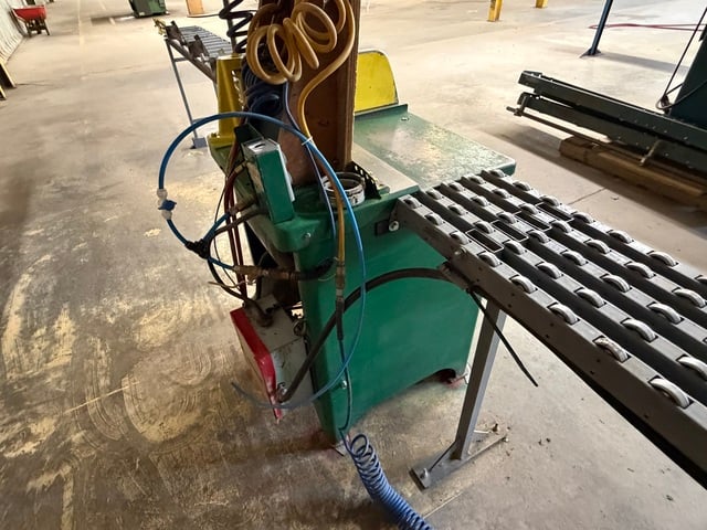 18" Whirlwind #212R, chop saw, infeed & outfeed rolls, 10 HP Baldor, 3450 RPM, 1" bore, 208/230/460 V. - Image 7