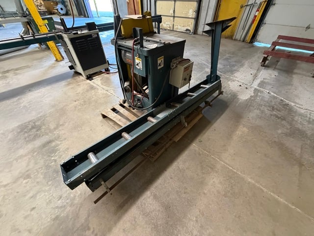 18" Whirlwind, chop saw, infeed & outfeed table - Image 2
