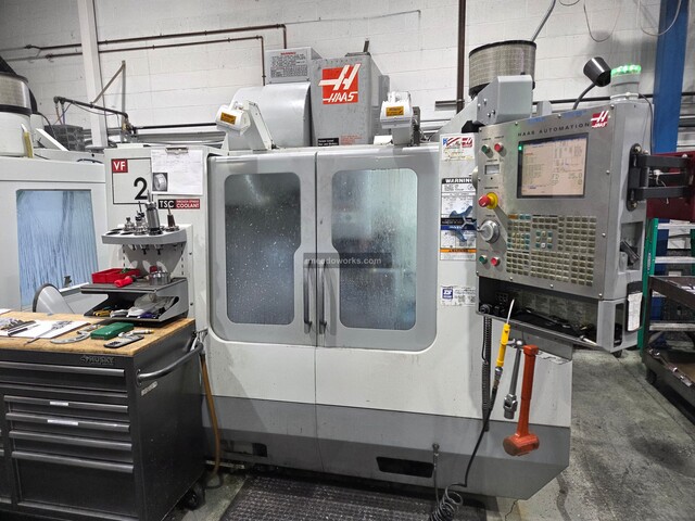 Haas #VF-2, CNC Vertical Machining Center, 30" X, 16" Y, 20" Z, 36" x 14" table, full 4th axis, HRT210 rotary - Image 1