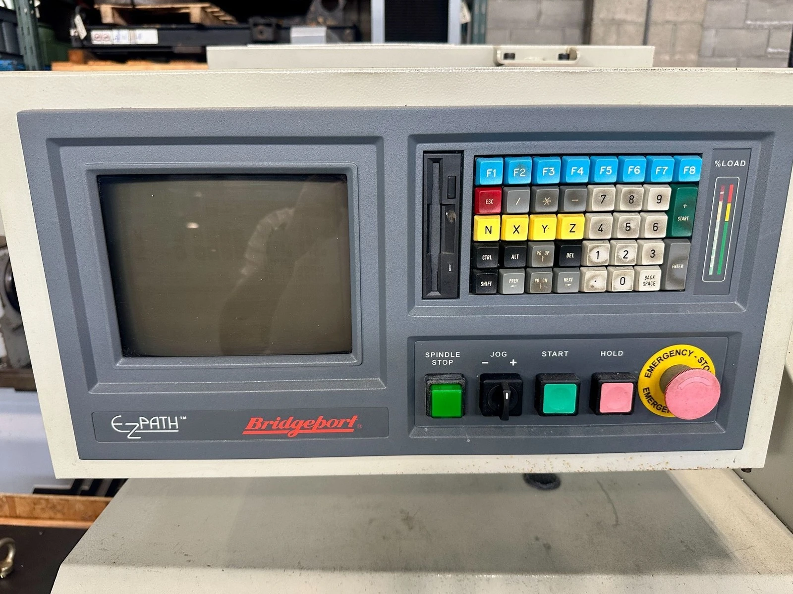 Bridgeport Romi #EZ-Path-S, CNC Lathe, 8.6" X, 40" Z, 18" turning diameter, 40" workpiece length, 10" 3-jaw - Image 2