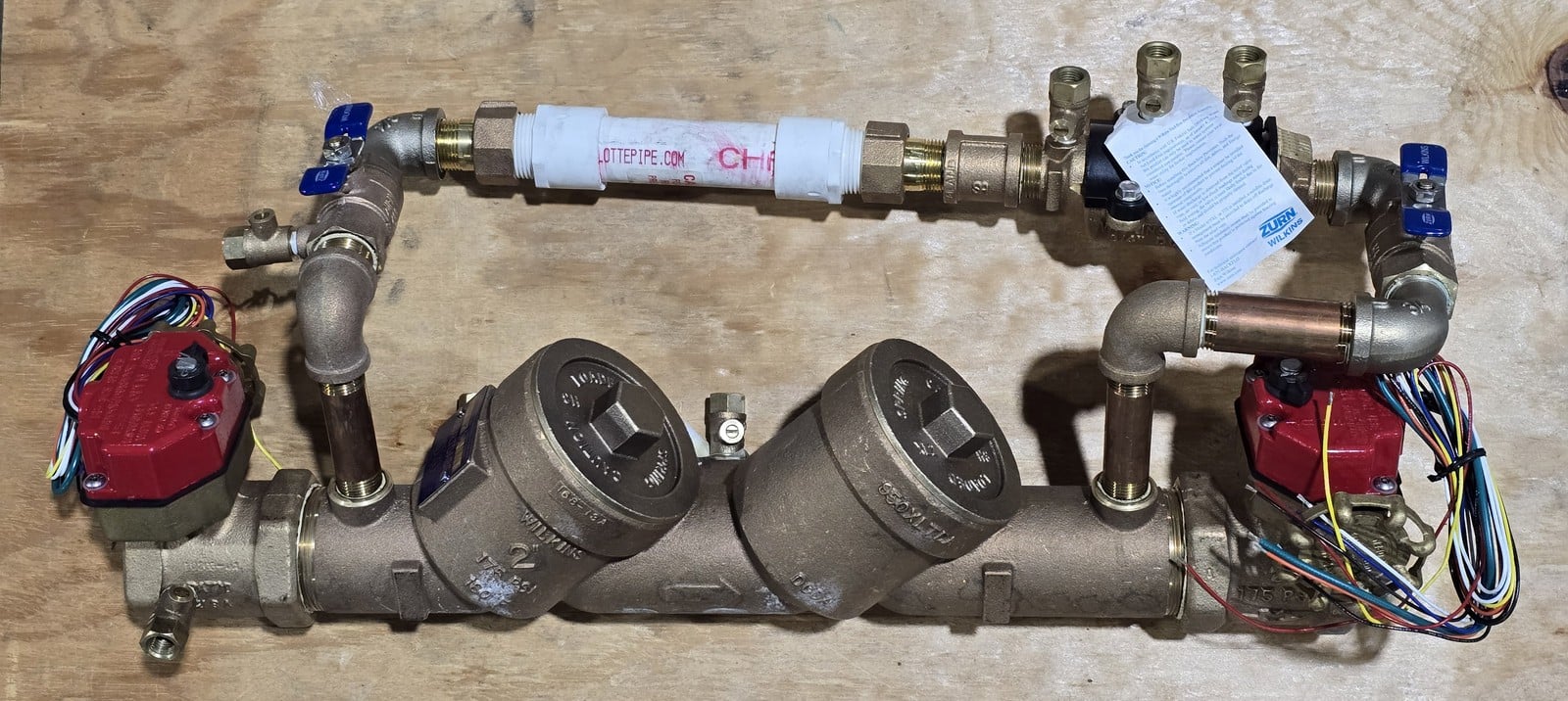 2" Zurn Wilkins #950XLTDABFSSLM, Double Check Detector Assembly, new - Image 2