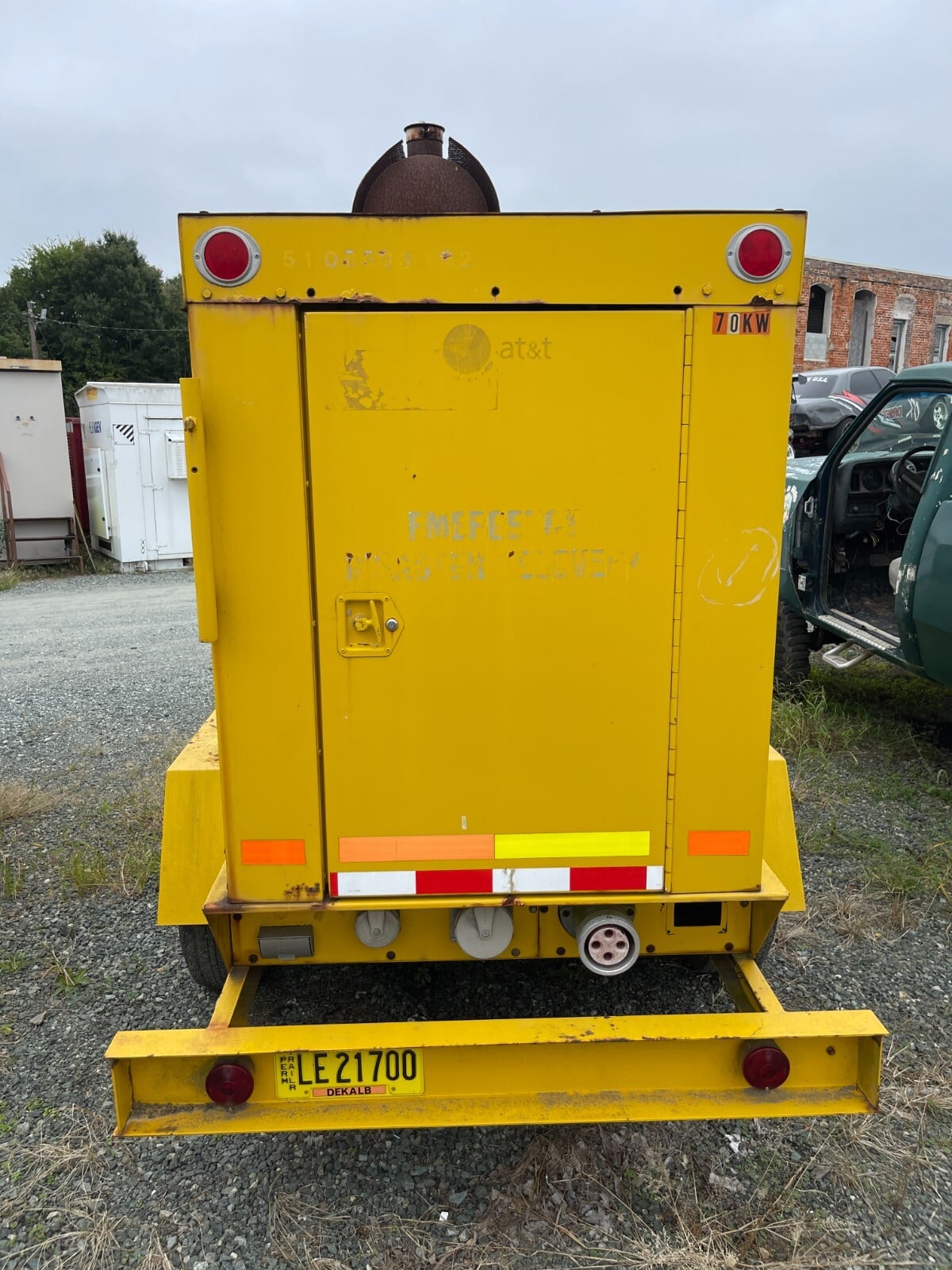 70 KW Kohler, Portable Diesel Generator, 1 phase 120/240 Volts, 3 phase 120/208 Volts, John Deere 4045T engine - Image 5