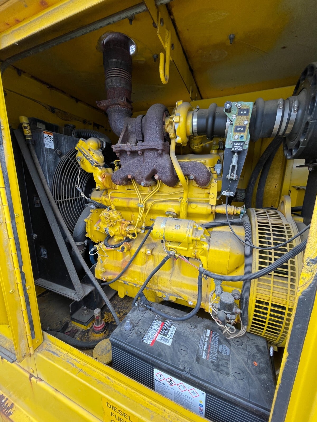 70 KW Kohler, Portable Diesel Generator, 1 phase 120/240 Volts, 3 phase 120/208 Volts, John Deere 4045T engine - Image 9