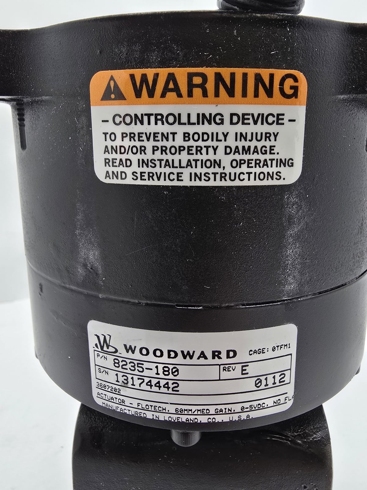 Woodward #8235-180, Integrated Actuator and Throttle Body, ITB, new - Image 9