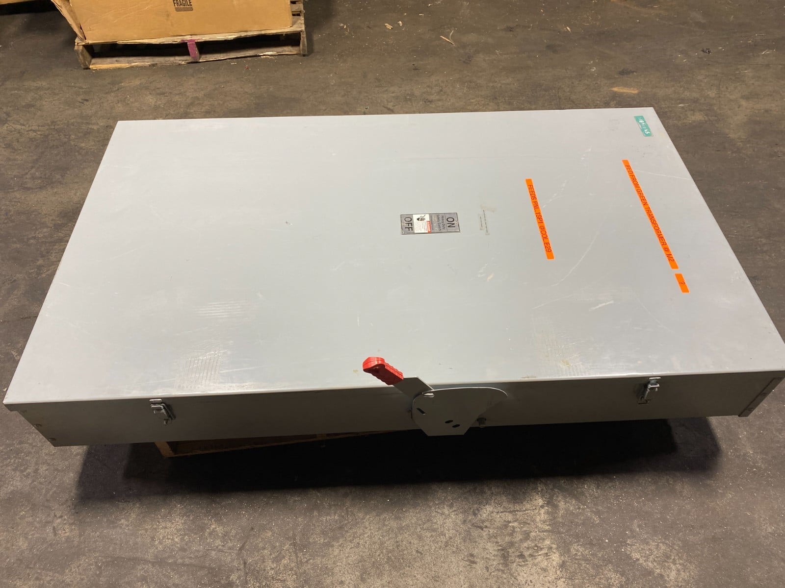 1200 Amp. Siemens #HF368N, Heavy Duty Disconnect Switch, 3P, 3 phase, 600 VAC, 250 VDC, Nema Type 1 - Image 8