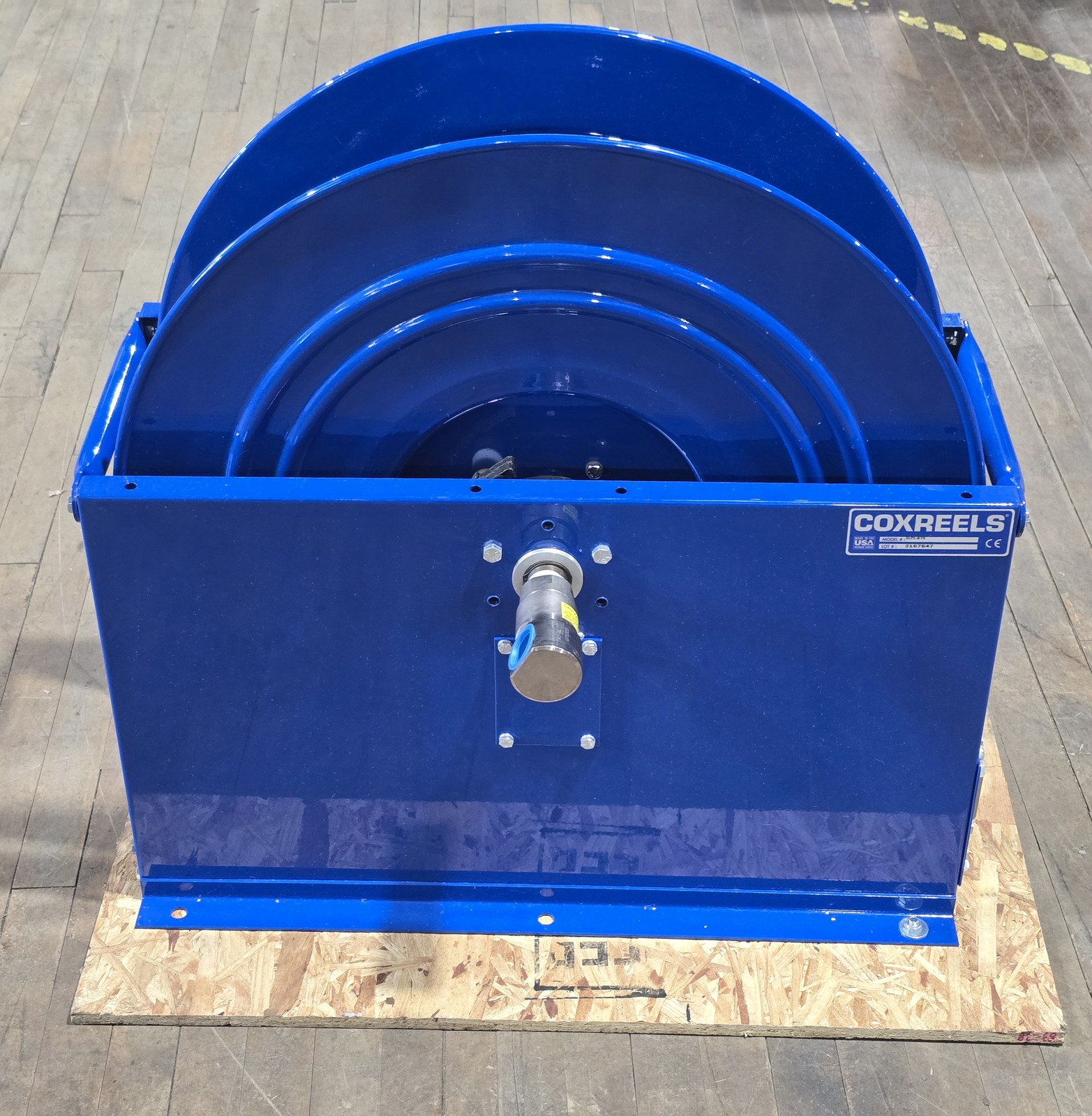 CoxReels #SLPL-675, High Capacity Fuel Hose Reel Only, 1" x 75', Spring Rewind, new - Image 2