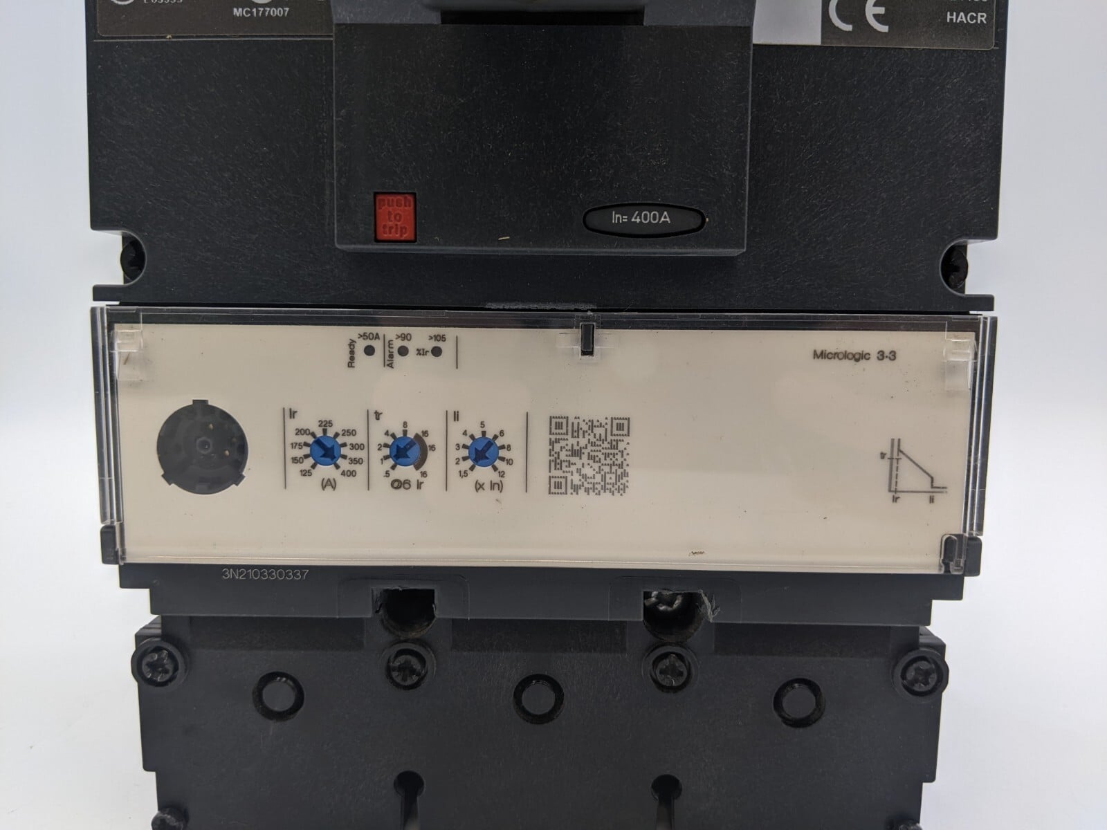400 Amps, Square D #LJM36400U31X, PowerPact Circuit Breaker, 3P, 600 Volts, Micrologic 3.3 Trip - Image 5