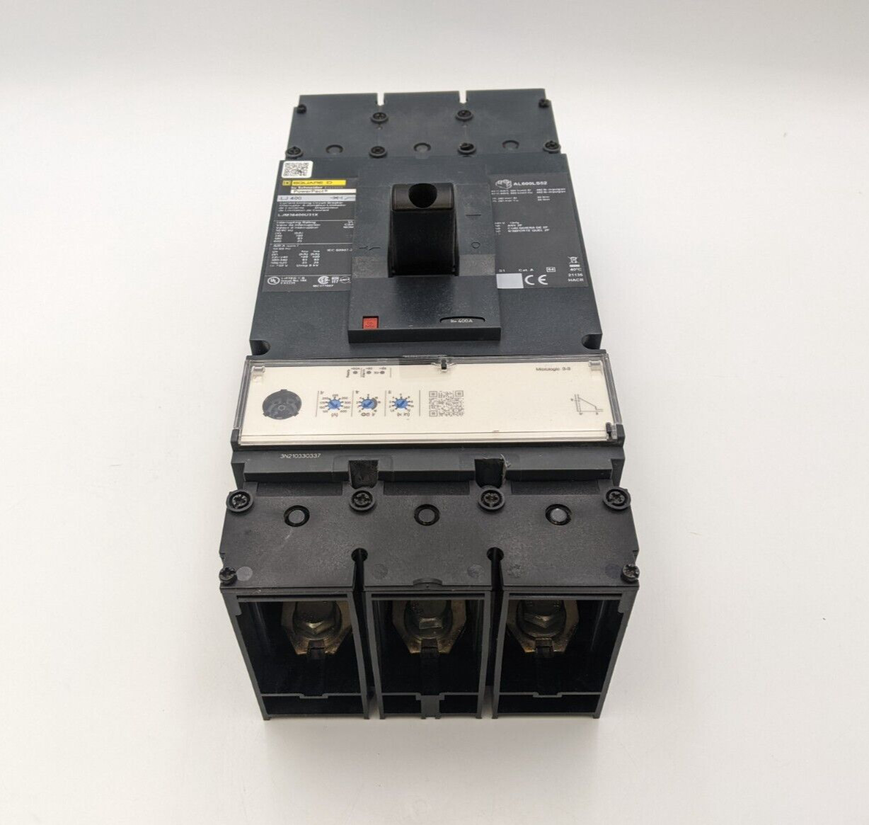 400 Amps, Square D #LJM36400U31X, PowerPact Circuit Breaker, 3P, 600 Volts, Micrologic 3.3 Trip - Image 8