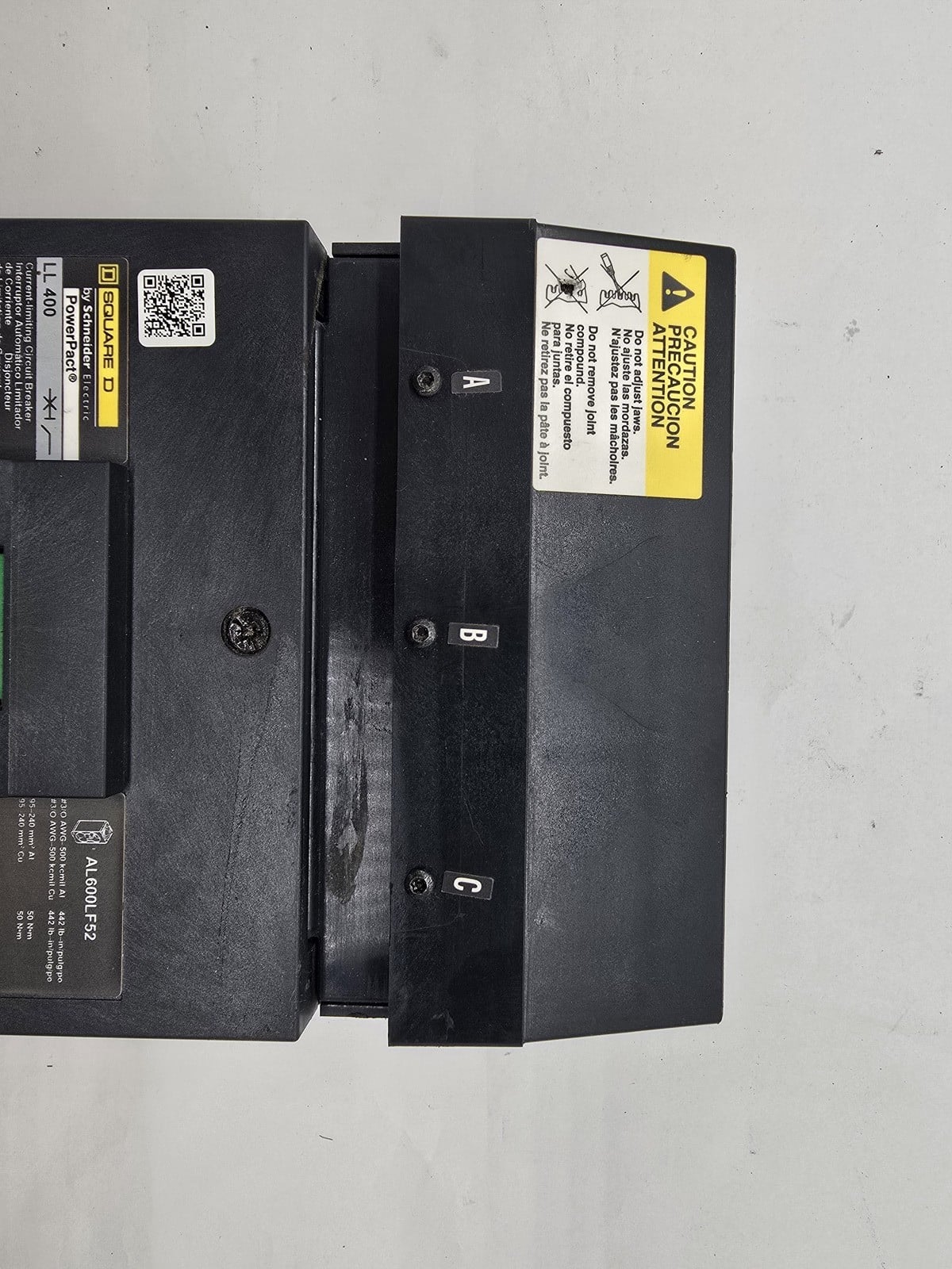 400 Amps, Square D #LLA36400U31X, I-Line Circuit Breaker, 3P, 600 VAC, 50/60 Hz., HACR Type - Image 10