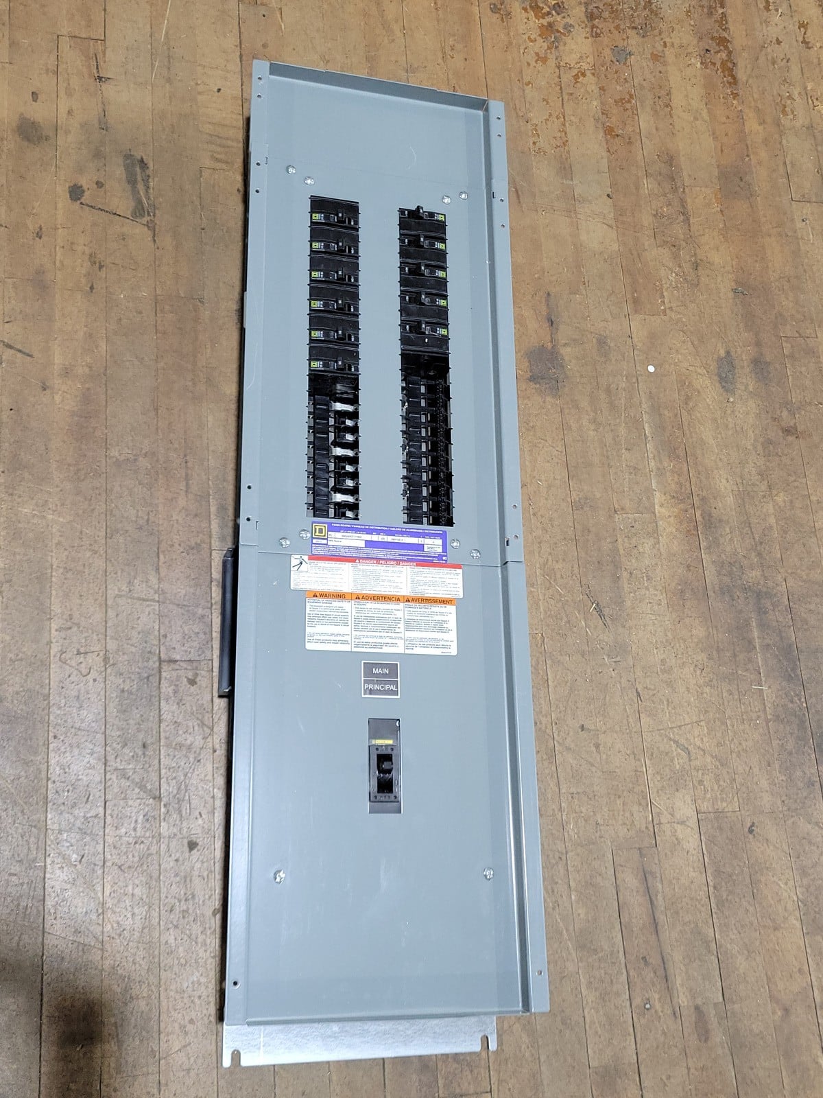 225 Amp. Square D #NQ, Panelboard Interior, 208Y/120 Volts, 3 phase, 4W, 42 Space, w/ (11) QOB220, QBL32225 - Image 2