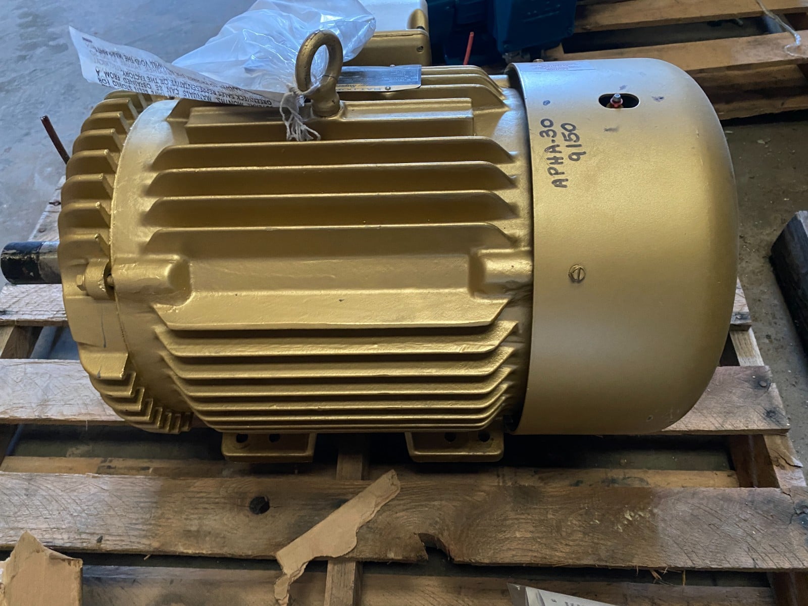 30 HP 1760 RPM Baldor #EM4104T, Frame 286T, TEFC, inverter duty, 3 phase, 230/460 Volts, 76/38A, Class F, EFF - Image 10