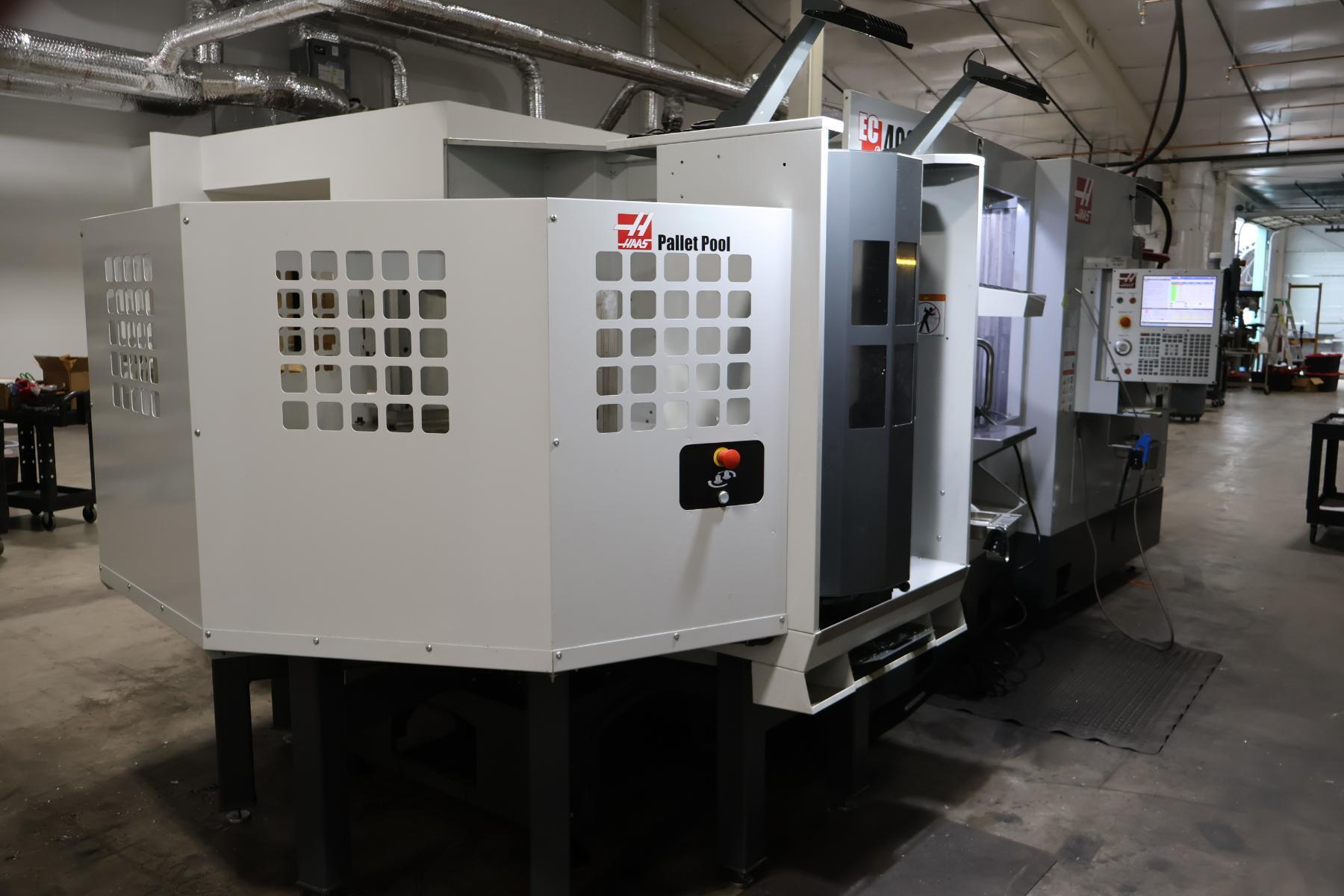 Haas #EC-400PP, CNC horizontal machining center, 100 automatic tool changer, 22" X, 25" Y, 22" Z, 15000 RPM - Image 1