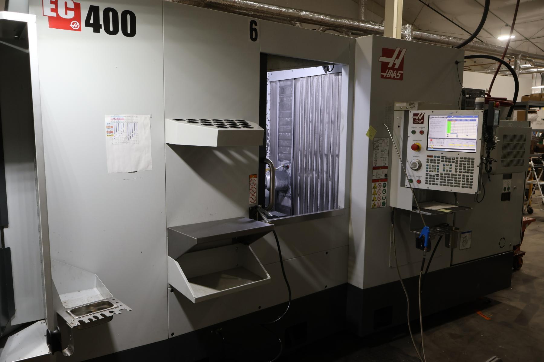 Haas #EC-400PP, CNC horizontal machining center, 100 automatic tool changer, 22" X, 25" Y, 22" Z, 15000 RPM - Image 10
