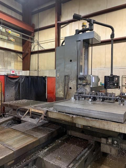 4" Kuraki #KBR-1105BX, CNC table type horizontal boring mill, 63" x55" tbl., 79" table, 59" saddle, 59" - Image 3