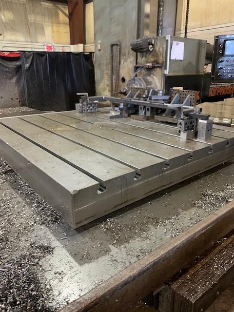 4" Kuraki #KBR-1105BX, CNC table type horizontal boring mill, 63" x55" tbl., 79" table, 59" saddle, 59" - Image 5