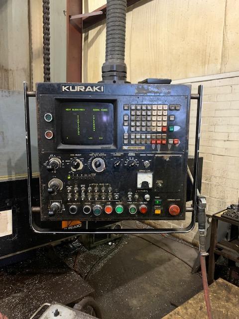 4" Kuraki #KBR-1105BX, CNC table type horizontal boring mill, 63" x55" tbl., 79" table, 59" saddle, 59" - Image 10