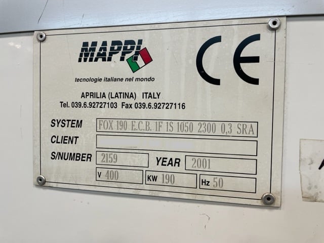 Mappi, 41" x 91" horizontal tempering furnace - Image 7